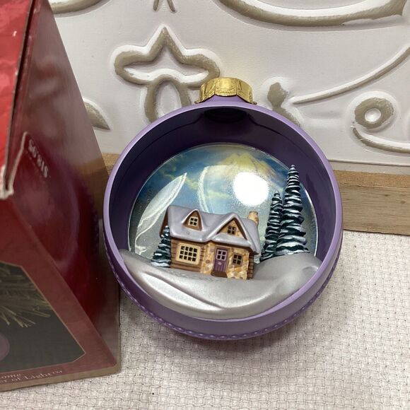 Hallmark Thomas Kinkade Christmas Ornament Collection Four Boxed Decorations - Picture 16 of 16